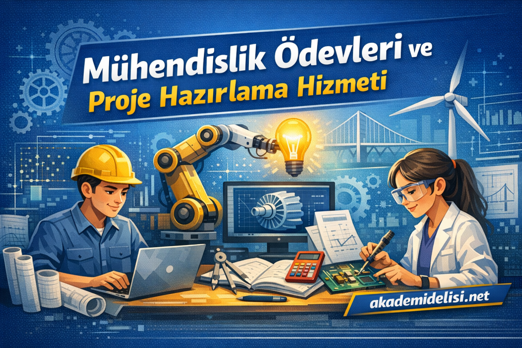 Mühendislik Ödevleri ve Proje Hazırlama Hizmeti - Akademi Delisi (Tez Yaptırma)